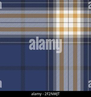 Nautical Plaid pattern seamless vector illustration. Modern check plaid for fashion textile design. Stock Vector
