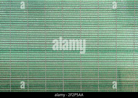 Green gardening plastic net perfect for background. Stock Photo