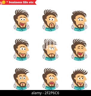 Software engineer facial emotions Stock Vector Image & Art - Alamy