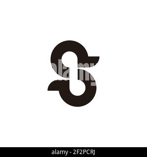 letter s abstract motion curves design logo vector Stock Vector