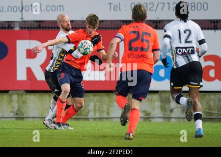 CHARLEROI, BELGIUM - MARCH 12: Charles De Ketelaere of Club Brugge