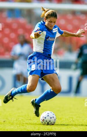 Washington Freedom 1 Carolina Freedom 3, RFK stadium, Washington DC, Saturday June 22 2002. MIA HAMM Stock Photo