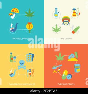 Drugs Infographics Set Stock Vector Image & Art - Alamy