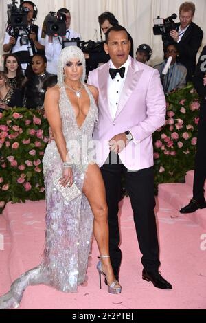 File photo dated May 06, 2019 of Jennifer Lopez and Alex Rodriguez attend The 2019 Met Gala at The Metropolitan Museum of Art in New York City. Jennifer Lopez and Alex Rodriguez have reportedly split, breaking off their two-year engagement after four years together. Photo by Lionel Hahn/ABACAPRESS.COM Stock Photo