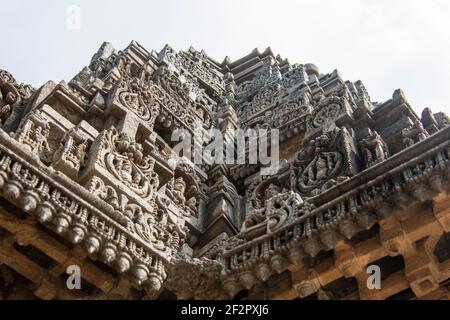 Keshava temple in the heart of Somanathapur close to Mysore is significant for its stone carvings