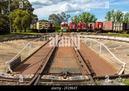 Lachlan Valley Railway Museum, Cowra, NSW Australia Stock Photo