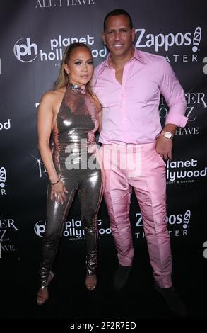 September 30, 2018 - Las Vegas, NV, U.S. - 29 September 2018 - Las Vegas, NV - Jennifer Lopez, Alex Rodriguez.  Jennifer Lopez celebrates the end of her headlining residency, â€œJENNIFER LOPEZ: ALL I HAVE,â€ at Mr. Chow at Caesars Palace. Photo Credit: MJT/AdMedia. (Credit Image: © Mjt/AdMedia via ZUMA Wire) Stock Photo