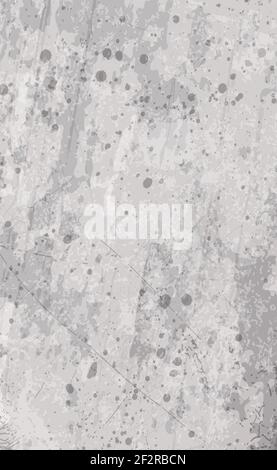Realistic gray wall texture, abstract background - Vector illustration Stock Vector