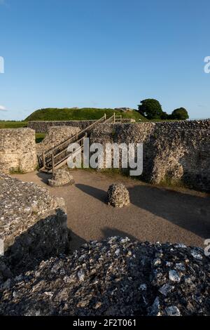 Old Sarum; Salibury; Wiltshire; UK Stock Photo