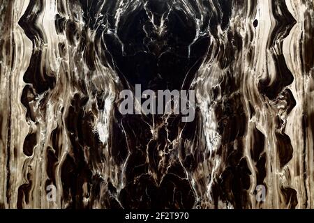 Natural marble texture (Cappuccino Marble) for background. Natural patterns for design. Stock Photo