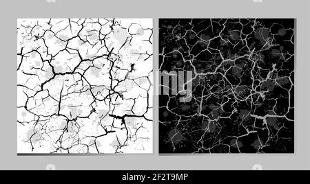 A seamless old background with cracks. Vector illustration Stock Vector
