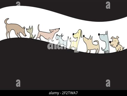 vector dog puppy background Stock Vector Image & Art - Alamy