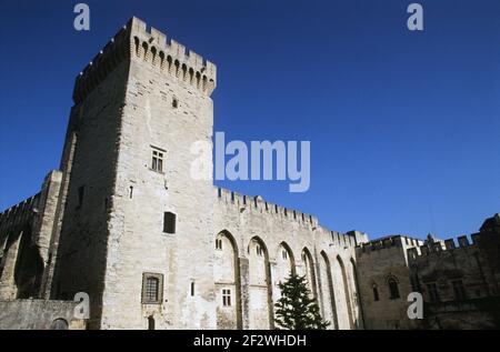 Palais Des Papes Avignon Stock Photo