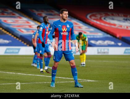 Selhurst Park, London, UK. 13th Mar, 2021. English Premier League Football, Crystal Palace versus West Bromwich Albion; Joel Ward of Crystal Palace Credit: Action Plus Sports/Alamy Live News Stock Photo