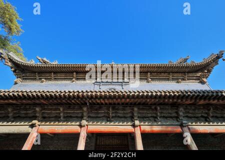 South-facing facade Reclining Buddha Hall-Dafo Si Great Buddha Temple. Zhangye-Gansu-China-1258