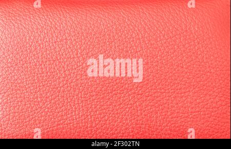 red leather texture for background.High resolution photo of red artificial leather. Stock Photo