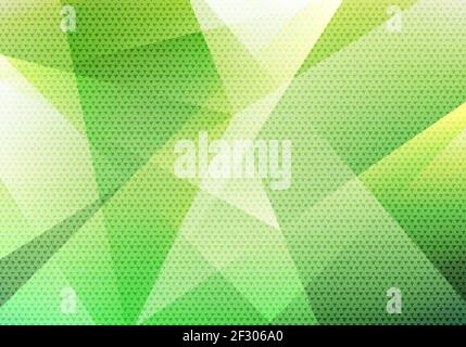 Abstract modern background green low polygon with triangle pattern texture. Vector illustration Stock Vector