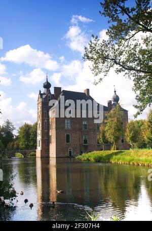 View on castle 'Cannenburgh', Vaassen, the Netherlands Stock Photo