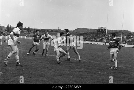 Hunslet Rugby League 1966 Stock Photo