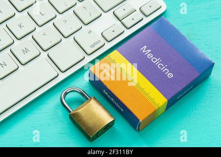 data security in informatics in the medical field Stock Photo