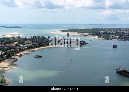 Dar Es Salaam capital of Tanzania in Africa Stock Photo