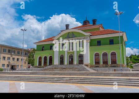 Panagyurishte, Bulgaria, June 22, 2020: Narodno Chitalishte in Panagyurishte, Bulgaria Stock Photo