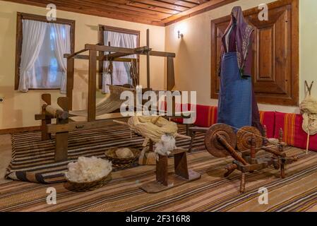 Panagyurishte, Bulgaria, June 22, 2020: Interior of the Tuteva house in Panagyurishte, Bulgaria Stock Photo