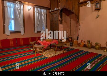 Panagyurishte, Bulgaria, June 22, 2020: Interior of the Tuteva house in Panagyurishte, Bulgaria Stock Photo