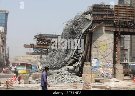 Dhaka, Dhaka, Bangladesh. 14th Mar, 2021. March, 14, 2021 A pier cap ...