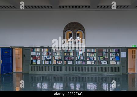 Reykjavik, Iceland, August 31, 2020: Exhibits at the culture house of Reykjavik, Iceland Stock Photo