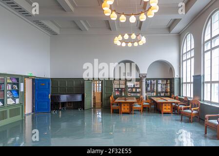 Reykjavik, Iceland, August 31, 2020: Exhibits at the culture house of Reykjavik, Iceland Stock Photo