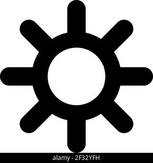 Sunny day, illustration, vector on a white background Stock Vector
