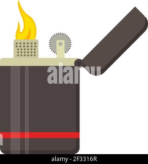 Lighter, illustration, vector on white background. Stock Vector