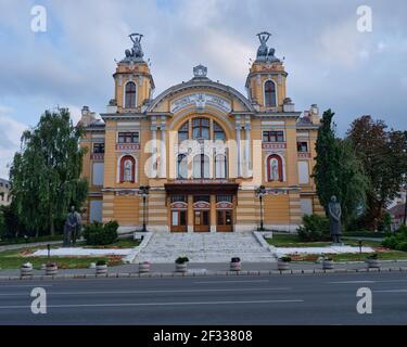 Romanian National Opera, Cluj-Napoca  building, in neo-baroque architecture Stock Photo