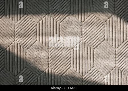 Light stone background with lines and hexagone texture on it Stock Photo