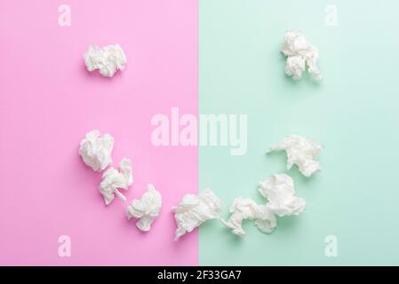 Crumpled colorful tissue paper Stock Photo - Alamy