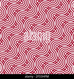 Modern abstract seamless vector pattern. Modern stylish abstract texture. Repeating geometric tiles from striped elements. elegant vector pattern. Stock Vector