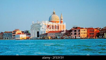 Grand Canal with Basilica Santa Maria della Salute in Venice, Italy Stock Photo