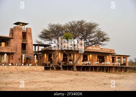 geography / travel, Namibia, Onguma The along, Lodge at beetroot of the Etosha National Park, Onguma G, Additional-Rights-Clearance-Info-Not-Available Stock Photo