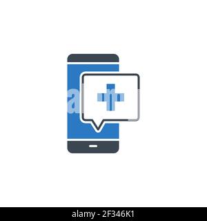 Medical Consultation Message. Stock Vector