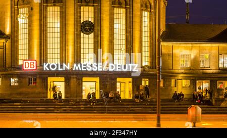 geography / travel, Germany, North Rhine-Westphalia, historic domed structure, station Koeln-Deutz, Cologne, Freedom-Of-Panorama Stock Photo