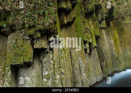 Kikuchi Gorge, Kumamoto Prefecture, Japan Stock Photo