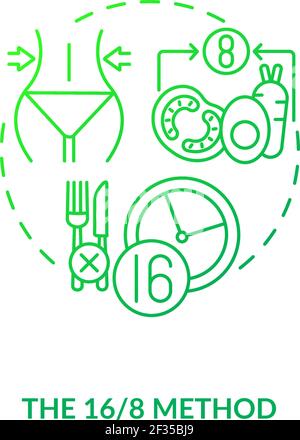 The 5-2 method dark green concept icon Stock Vector Image & Art - Alamy