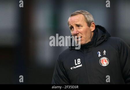 File photo dated 16-01-2021 of Charlton Athletic manager Lee Bowyer. Issue date: Monday March 15, 2021. Stock Photo