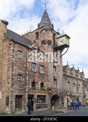 Canongate Tolbooth and Tolbooth Tavern, Royal Mile,Edinburgh,Scotland Stock Photo