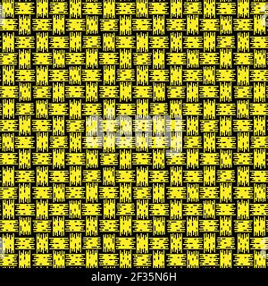 Knitting seamless background yellow pattern Stock Vector