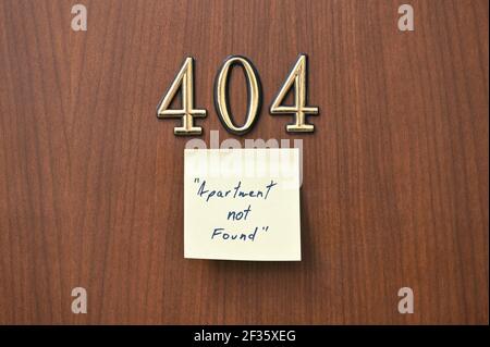 Sticky Note Writing Text 404 Error Concept Stock Photo