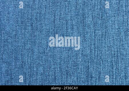 Blue cloth. Uneven weave. Can be used as background Stock Photo