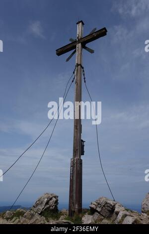A huge Jesus Christ cross against a blue sky Stock Photo - Alamy