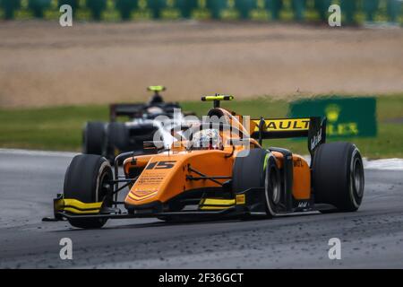 15 AITKEN Jack, Campos Racing, action during the 2019 FIA Formula 2 championship, England from july 11 to 14, in Silverstone, Great Britain - Photo Diederik van der Laan / DPPI Stock Photo